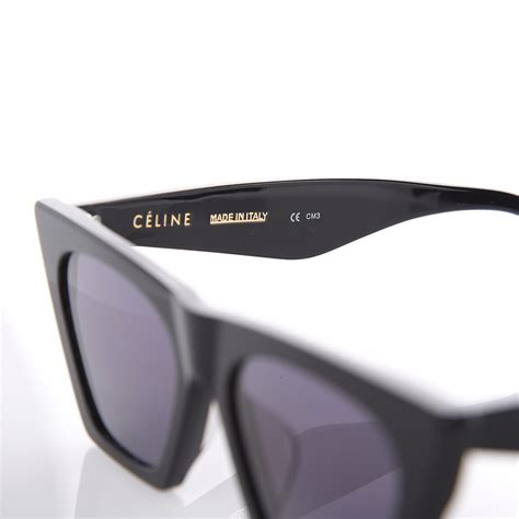 CELINE Edge Sunglasses CL 41468/S Black.